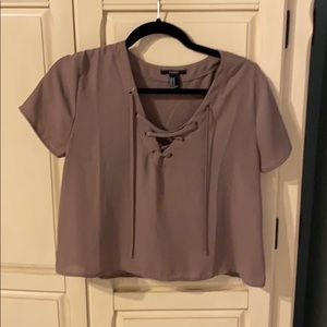 Brown blouse